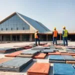 Materiales de construcción para cubiertas inclinadas y tejados planos