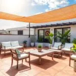Materiales para terrazas y patios que aguantan sol, lluvia y cambios de temperatura